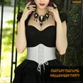 thumbnail image 6 of WHIPPY Women Lace-up Corset Waist Belt, Elastic Black Wide Belt For Dresses, 6 of 8