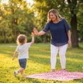 thumbnail image 2 of Agnes Orinda Women's Plus Size Top Swiss Dots Blouse Round Neck Ruffle Sleeve Casual Tee Shirt 1X Dark Blue, 2 of 8