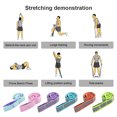 thumbnail image 3 of Soidarity Cinturón de estiramiento portátil Yoga deportes gimnasio Fitness resistencia banda estudiantes ejercicio flexibilidad entrenamiento práctica Uniforme atlético Verde Soidarity OD026739-06, 3 of 6