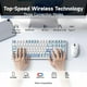 thumbnail image 3 of Teclado inalámbrico para juegos MCHOSE G98 PRO con tres modos azul y blanco, 3 of 9