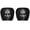 H, variant on Ghost Face Headrest Covers for Cars, 2 Pcs Spooky Face Seat Protectors, Funny Cartoon Car Headrest Covers, Creepy Halloween Auto Head Rest Protector, Vehicle Interior Decor, Washable Auto Accessory,A