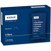 Rxbar, Blueberry, Protein Bar, 1.83 Ounce (Pack Of 5), High Protein Snack, Gluten Free
