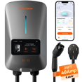 thumbnail image 1 of Cargador eléctrico WOLFBOX Level 2, 40 A, cable RFID con pantalla inteligente de 7,6 m, 1 of 9