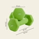 thumbnail image 3 of SONGMICS Juego de 3 Pares de Mancuernas con Soporte, 2 x 1 kg, 2 x 2 kg, 2 x 3 kg, Antideslizante, Verde Claro, Verde Agua y Gris Oscuro, 3 of 9