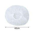 thumbnail image 6 of 100PCS Disposable Shower Caps, Clear Hair Cap Large Thick Waterproof Bath Caps for Women Men Kids Girls, Hotel Travel Portable Spa Salon Deep Conditioning Use (16.5"), 6 of 8