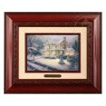 thumbnail image 1 of Thomas Kinkade Victorian Christmas III Brushwork (Brandy Frame), 1 of 2