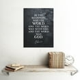 thumbnail image 2 of John 1:1 The Word Was God Christian Bible Verse Quote Scripture Typography Unframed Wall Art Print Poster Home Decor Premium, 2 of 4