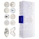 thumbnail image 1 of 200Pcs Glass Beads for Jewelry Making Craft Supplies Spacer Beads, 1 of 5