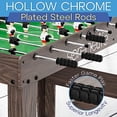 thumbnail image 3 of SereneLife Competition Sized Foosball Table, Full Size 48in Portable Soccer with Ball for Home, Arcade Game Room, Board Game for Indoor or Outdoor, Family Game Night, Perfect for Kids and Adults, 3 of 7