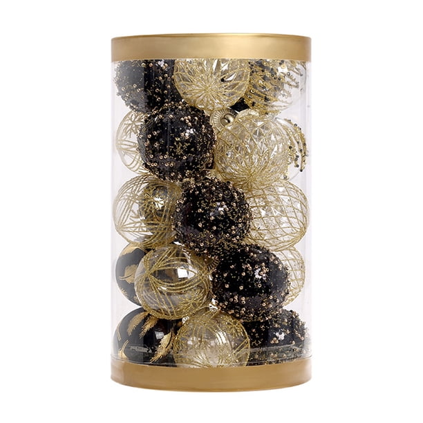 Decoraciones navideñas de 6 cm, 25 piezas Bola colgante para árbol de Navidad Bolas colgantes para árbol de Navidad Bolas colgantes de Navidad Decoración Decoración Decoración navideña