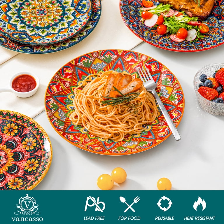 Vancasso Lumi 10.5" Bohemian Dinner Plates Set of 6 photo 2