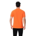 thumbnail image 2 of High Visibility Crewneck Short Sleeve T-Shirt for Worker | Hi Vis Pure Dry Fit Poly Breathable Reflective Safety Neon Green and Safety Neon Orange Work Tees, 5.1 oz, 100% Polyester, 6 Pack, Size 4XL, 2 of 5