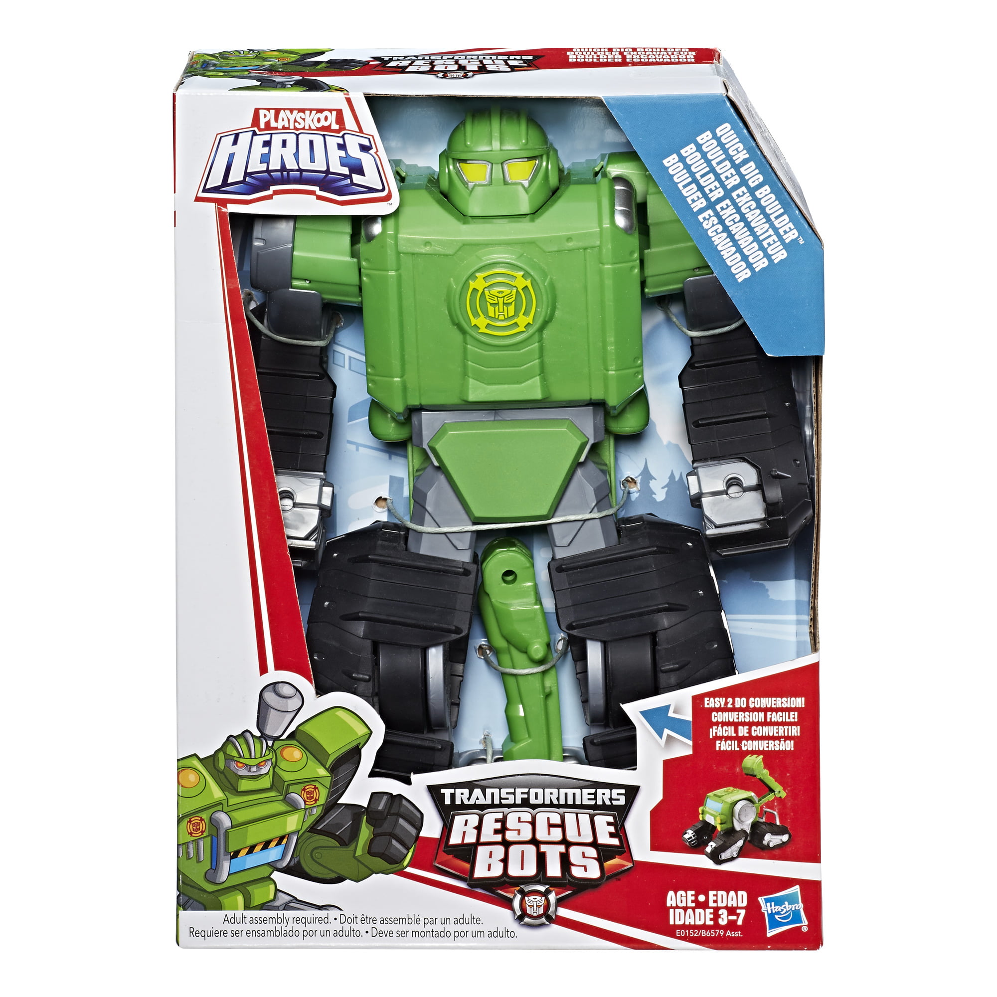 Playskool Heroes Transformers Rescue Bots Quick Dig Boulder