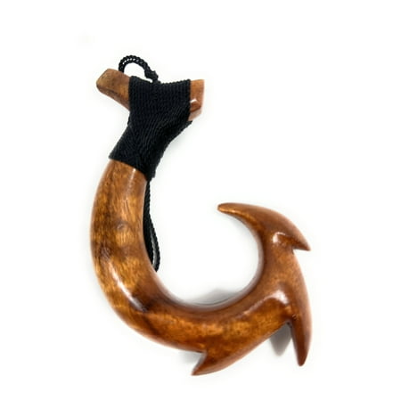

Koa Fish Hook 5 inch Pendant Necklace - Made In Hawaii | #koahcfh1
