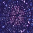 thumbnail image 1 of Ahgly Company Machine Washable Indoor Square Transitional Purple Amethyst Purple Area Rugs, 4' Square, 1 of 7