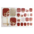 thumbnail image 2 of Soumake 1 Set Toe Nail Stickers Waterproof Self-Adhersive Nail Art Women Manicure Toenail Wraps Stickers For Girl Practical, 2 of 8