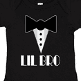 thumbnail image 4 of Inktastic Lil Bro Little Brother Mock Tuxedo Tux Boys Baby Bodysuit, 4 of 5