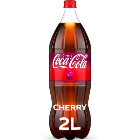 Coca-Cola Cherry Soda Pop Bottle, 2 Liters
