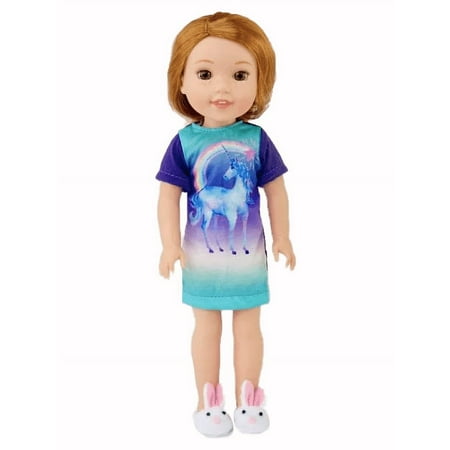 Unicorn Nightgown |14’’ Inch Doll Clothing