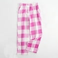thumbnail image 2 of GA WEIHUA Womens Flannel Pajama Pants Winter Fuzzy Fleece Cozy Lounge Pj Bottoms with Pockets Casual Fluffy Warm Sleep Bottoms Joggers(Hot Pink,XXL), 2 of 6