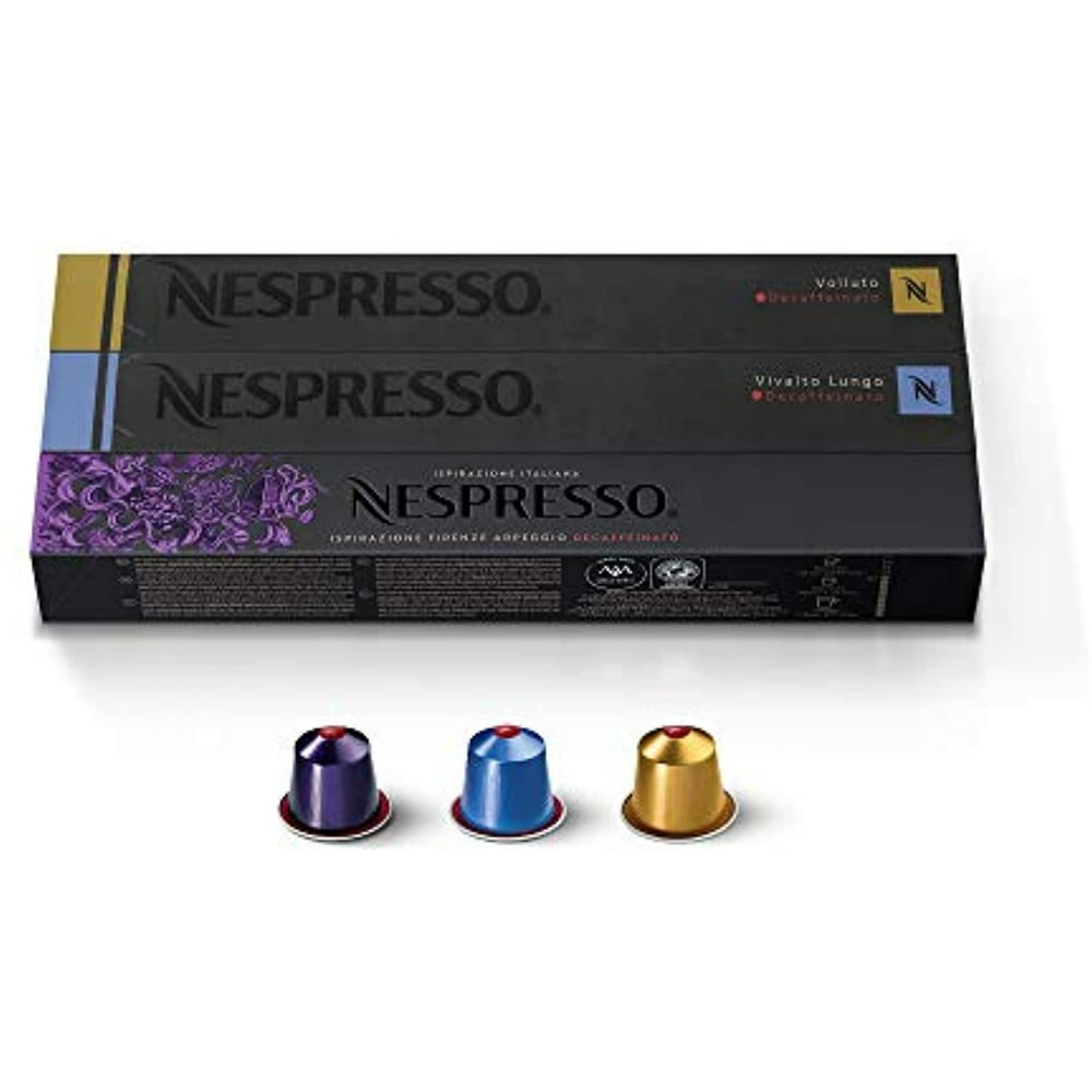 Nespresso Capsules OriginalLine,Ispirazione Decaffeinato Variety Pack
