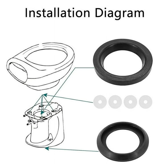 New Arrivals RV Toilet Seal 34120 Replacement for Parts