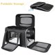 thumbnail image 3 of Petskd Top-Expandable Pet Carrier Major USA Airlines Approved Soft Small Dog Cat Carrier with Safety Zipper and AntiScratch Mesh ShopWise Round, 3 of 10