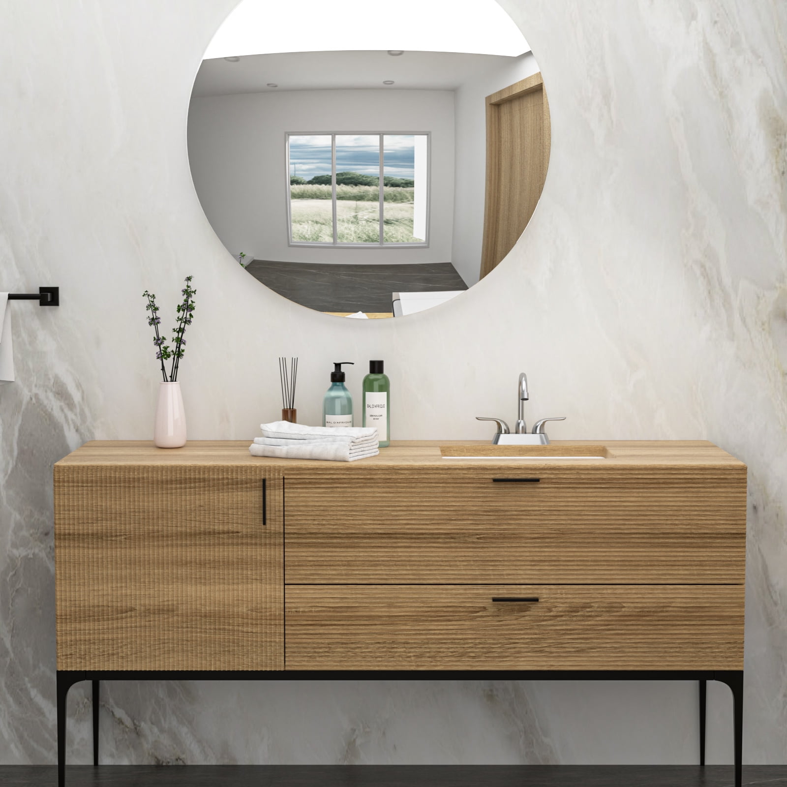 18"x12"×8.25" White Ceramic Rectangular Undermount Bathroom Sink with Overflow