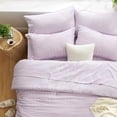 thumbnail image 3 of Seersucker Lavender King Size Comforter Set, 7-Piece All Season Lightweight Bed in a Bag Bedding Set with Comforter, Flat Sheet, Fitted Sheet, Pillowcases and Shams | Soft,Breathable, Lightweight, 3 of 7