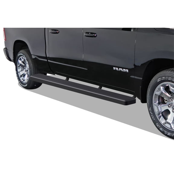 2019-2021 Ram 1500 Crew Cab (Excl. 2019-2020 Ram 1500 Classic) For6.5ft Bed 6061 Aircraft Aluminum Black finishing 6 Inch Wheel to Wheel