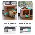 thumbnail image 4 of Caja De Para Gatos Grande Plegable Cuadrada Con Control De Olores, Adecuada Para Mascotas De 16,5 Libras, 4 of 7
