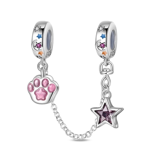 Dreamy Cat Paw Charm, Compatible with Most Bracelet, Charm for Bracelet