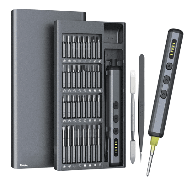 Atornillador Eléctrico Bloosom Kit De Desarmadores Inalámbrico Torx Negro