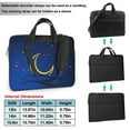 thumbnail image 2 of ZNDUO Cartoon Night Moon Pattern Laptop Bag, 14 inch Business Casual Durable Laptop Backpack, 2 of 8