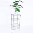 thumbnail image 6 of Sales Promotion! 4-Shelf Shelving Units and Storage, Rectangle Carbon Steel Metal , Adjustable Heavy Duty Steel Wire Shelving Unit for Garage, Kitchen, Office, 6 of 9