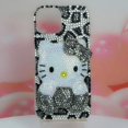 thumbnail image 3 of Funda protectora con diamantes de imitación para iPhone 14, 13 Pro Max, Xs, 8 plus, 7 dibujos animados, Hello Kitty 11, 15, 12, mujer, 3 of 5