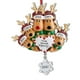 thumbnail image 1 of Adorno colgante de árbol de Navidad Papá Noel Navidad Arte Artesanía Juguete Decoración de ventana Decoración de fiesta, 5 piezas Inevent HA008994-04, 1 of 6