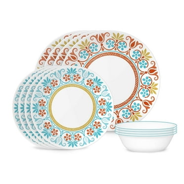 Corelle Terracotta Dreams 12-Piece Glass Dinnerware Set (Service for 4)