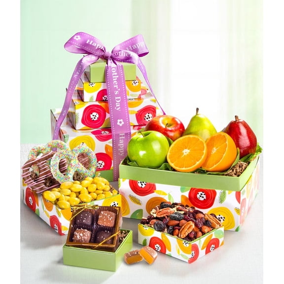 From You Flowers - Mother's Day Tower of Fruits & Treats