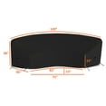 thumbnail image 4 of Covers&All Curved Outdoor Couch Cover, 1000D Waterproof, UV-Resistant Patio Furniture Cover, 4 of 7