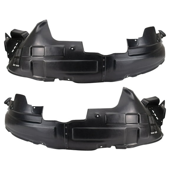 TRQ Front Inner Fender Liner Set Fits Select 2011-2013 Kia Sorento KI1248141 KI1249117