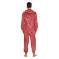 thumbnail image 7 of IAUYY Unisex Adult Onesie Pajamas Ultra-Soft Crystal-Soft Fabric, Halloween Adult Onesie Pajamas Adults,With a Zipper Plus Size Onesie Pajamas, Rose Logo, 7 of 7
