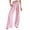 Pink16, variant on Hifoo Women Casual Trousers Relaxed Fit Mid Rise Plaid Design Soft Fabric Comfortable Everyday Wear Versatile Pants Modern Effortless Trousers Solid Color Joggers Daily Slacks Relaxed Fit