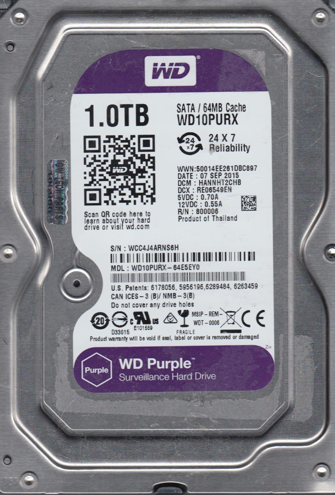 Western Digital WD3003FZEX（3.5 HDD 3TB） Western Digital WD3003FZEX-00Z4SA0 - 3TB 7.2K RPM 64MB Cache