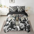 thumbnail image 2 of Erosebridal 3D Airplane Bedding Sets Twin Size, Camouflage Comforter Sets with Sheets, Army Military Reversible Bed Set, Lightweight Room Decorative, 7-Piece, 2 of 6