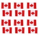 thumbnail image 1 of 12pcs Banderas Nacionales de Canadá con Hoja de Arce Sunnimix Bandera de Canadá, 1 of 2
