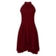 thumbnail image 4 of Vestidos Para Mujer Vestidos Elegantes Vestido de Lápiz Con Volantes de Doble Capa de Gasa Sin Mangas Con Cuello Redondo A La Moda Odeerbi  ODB160184, 4 of 8