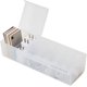 thumbnail image 1 of Caja organizadora de cables de datos, gestión de cables de carga, caja de almacenamiento de 7 compartimentos, clasificador de cables USB, escritorio pequeño, organizador y almacenamiento de accesorios electrónicos (blanco) ER, 1 of 5