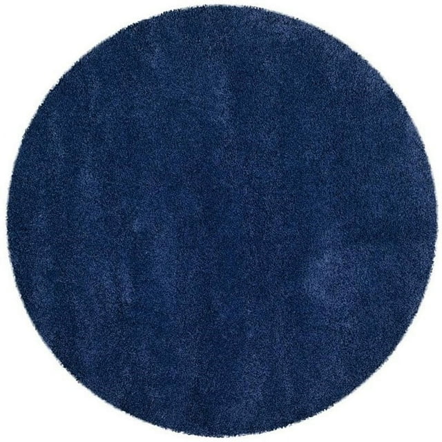 Kingfisher Lane Tapis Rond Bleu Marine