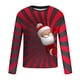 thumbnail image 4 of Blusas y camisas de manga larga con cuello redondo para hombre, estilo casual, cuello redondo, manga larga, camiseta estampada de Halloween, blusa de poliéster para hombre., 4 of 5